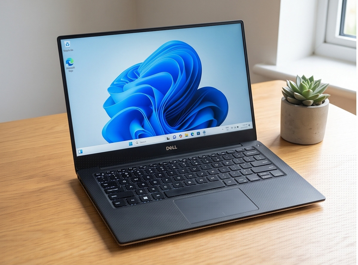 Laptop set up and running after repair