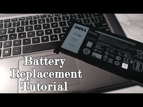 How to replace the battery on a Dell Inspiron 13/5000/7300 series